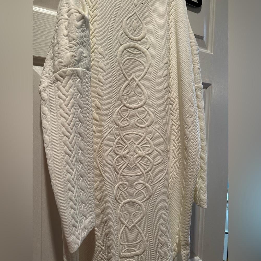 Amanda Uprichard White Long Sleeve Dress - Picture 7 of 7
